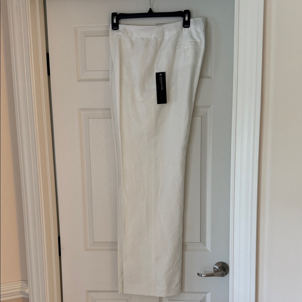 Jones New York Women's Cream Trousers